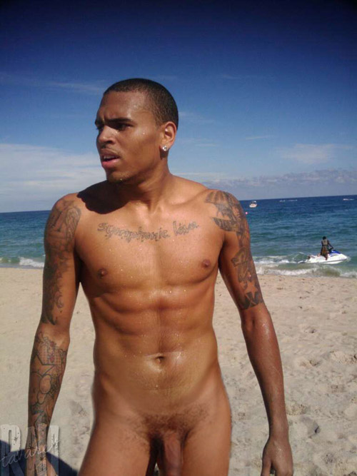 chris brown bulge